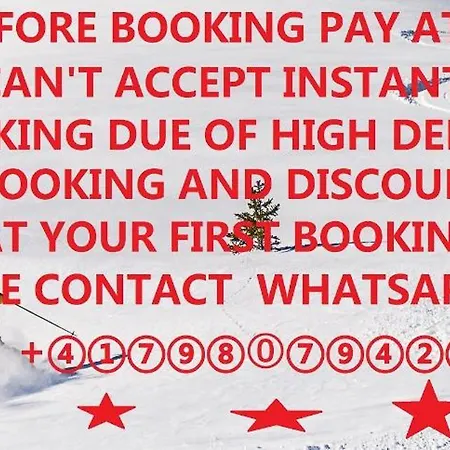 Contact Us At What App - 0041-798-079-427 To Book!! - Chalet 4 Vallees * Nendaz